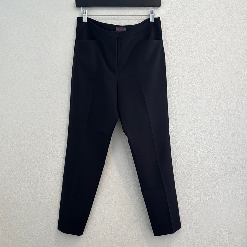 Vince Camuto - Slim Fit Trousers - Black - Size 4